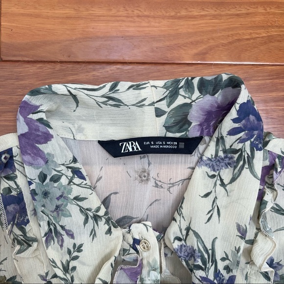 Zara floral top - Picture 6 of 6